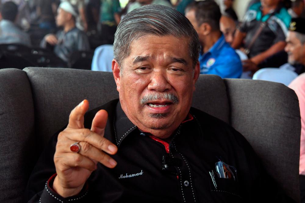 KPKM minister Datuk Seri Mohamad Sabu - BERNAMApix