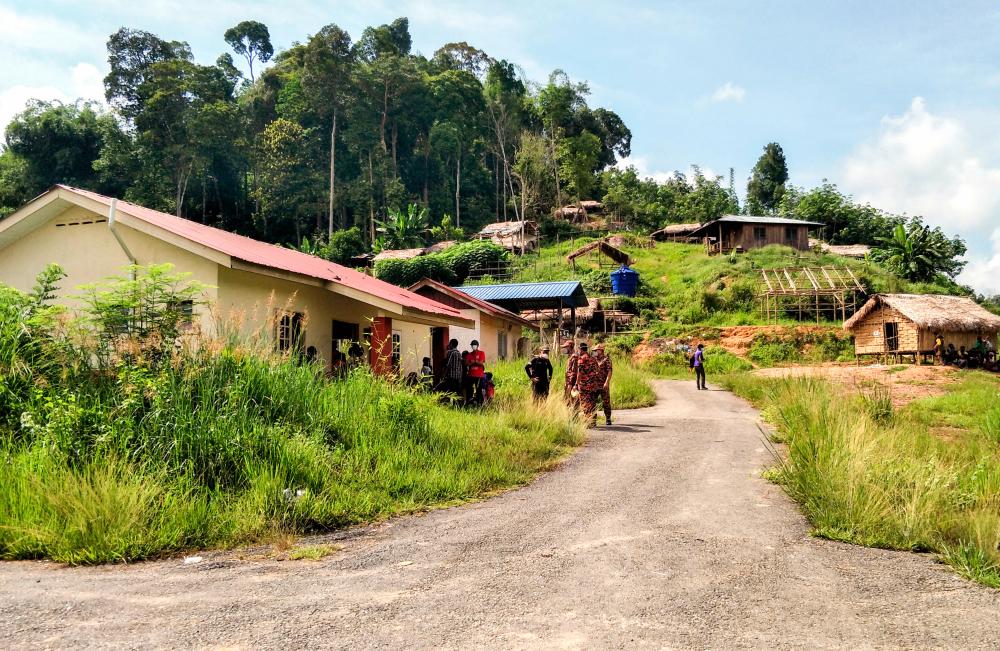 The village of Kuala Koh, inhabited by the Batek tribe of Orang Asli, returned home many after most of the tribespeople who had moved into the jungle. - Bernama