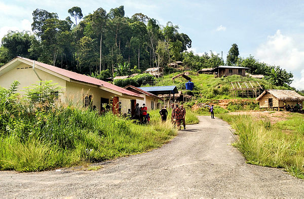 Filepix taken on June 21 shows the Orang Asli settlement at Kampung Kuala Koh, Gua Musang — Bernama