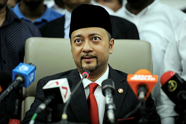 Pix taken on Feb 3 in Alor Star shows edah Menteri Besar Datuk Seri Mukhriz Mahathir. — Bernama