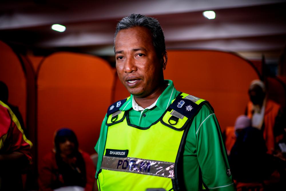 Ketua Polis Daerah Baling, Supt Shamsudin Mamat. - fotoBERNAMA