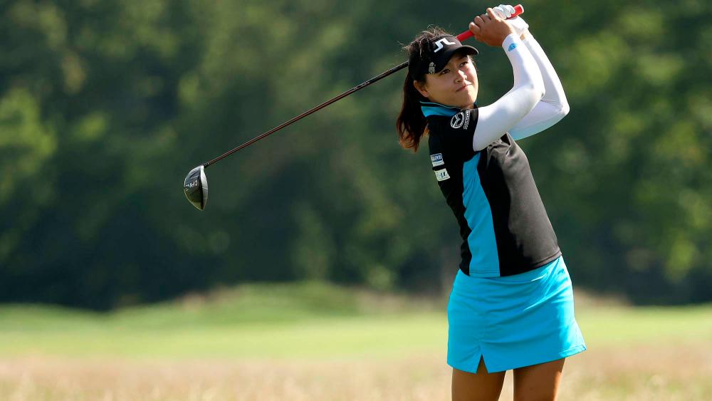 Malaysian professional golfer Kelly Tan