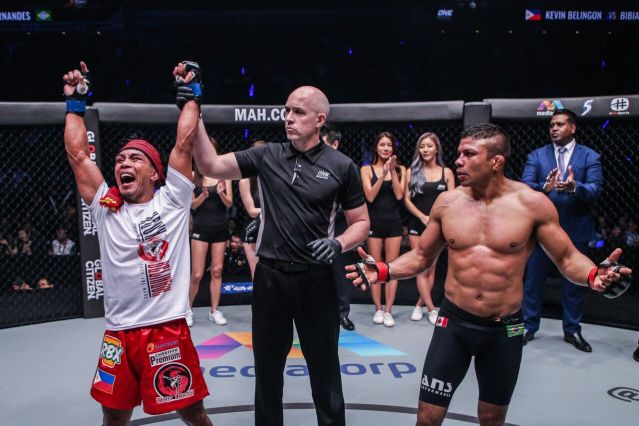 Kevin Belingon (L) and Bibiano Fernande (R).