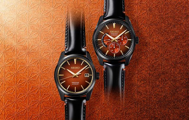 The Presage Sharp Edged Series adapts the traditional Japanese art of Kabuki to the modern age.