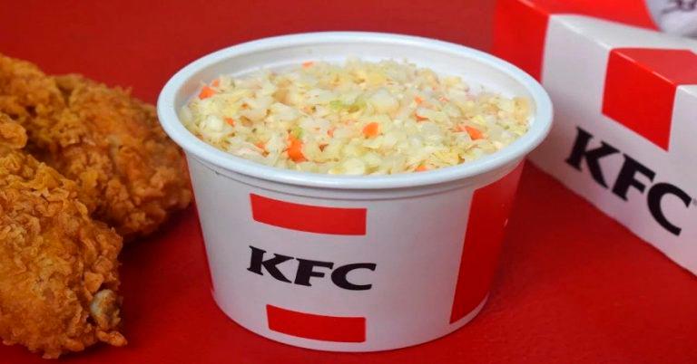 The coleslaw fan in Sarawak was disappointed at not being able to get his favourite food item from certain KFC outlets.