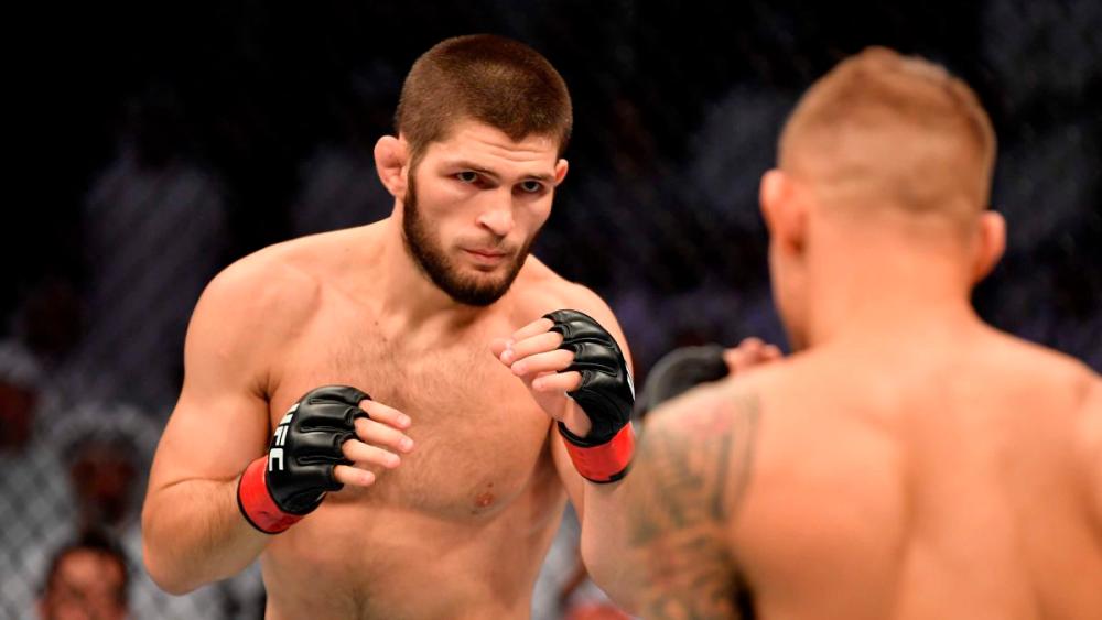 $!Khabib Nurmagomedov (on left) is known to be one of the best strikers in the world. – dailysabah