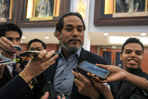 Former Umno Youth chief, and current Rembau MP Khairy Jamaluddin. Picture from July 10, 2019. — Bernama
