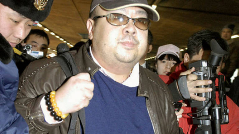 Kim Jong Nam arrives at Beijing airport in Beijing, China, in this photo taken by Kyodo Feb 11, 2007. — Reuters