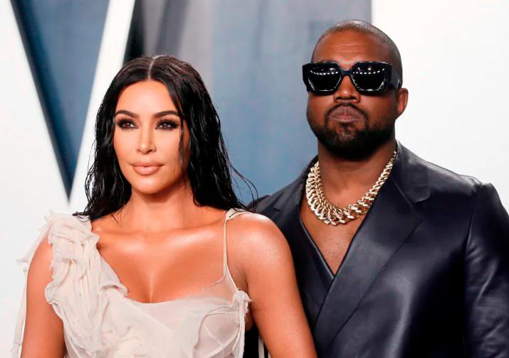 Kim Kardashian (left) and her ex Kanye West have had a bitter break-up. – Reuters