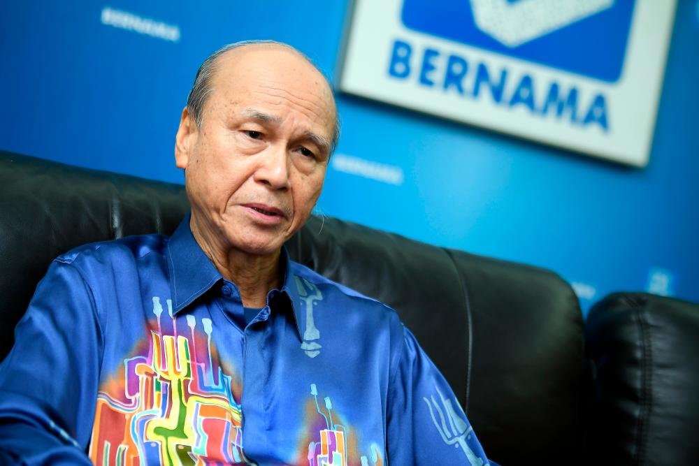 Chairman of the Alliance for a Safe Community, Tan Sri Lee Lam Thye- BERNAMApix