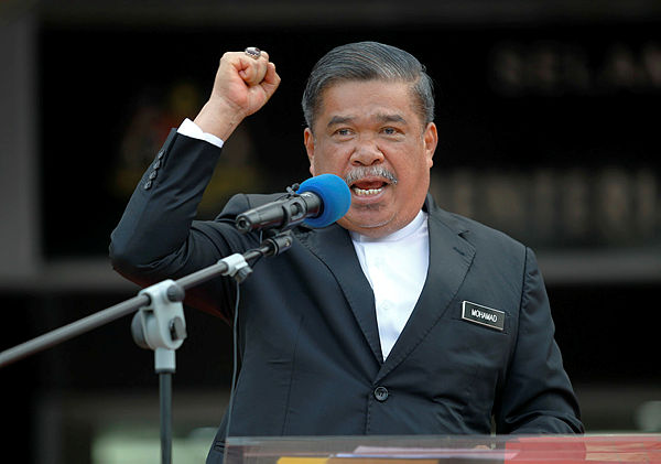 Filepix taken on Aug 16 shows Defence Minister Mohamad Sabu speaking at the Defence Ministry in Kuala Lumpur. — Bernama