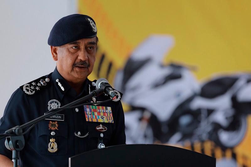 Inspector-General of Police, Tan Sri Razarudin Husain. - BERNAMAPIX