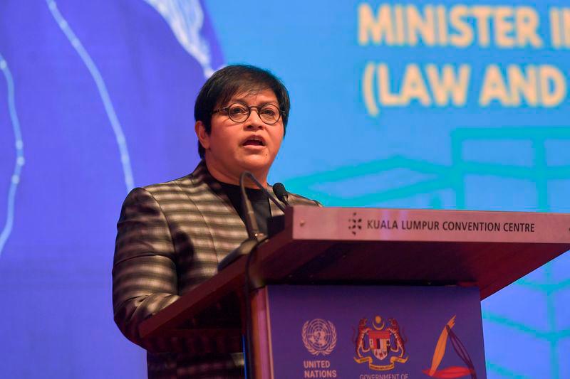 Minister in the Prime Minister’s Department (Law and Institutional Reform) Datuk Seri Azalina Othman Said - BERNAMApix