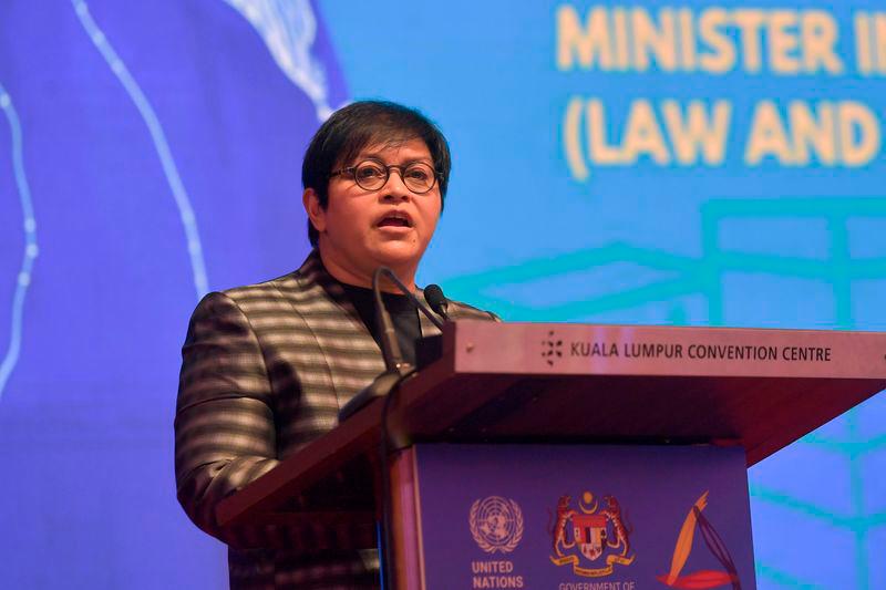 Minister in the Prime Minister’s Department (Law and Institutional Reform) Datuk Seri Azalina Othman Said - Photo by BERNAMA