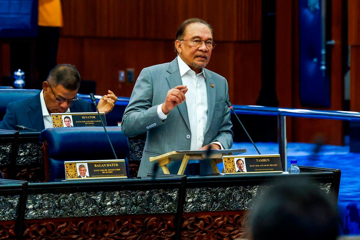 Perdana Menteri Datuk Seri Anwar Ibrahim. FotoBernama