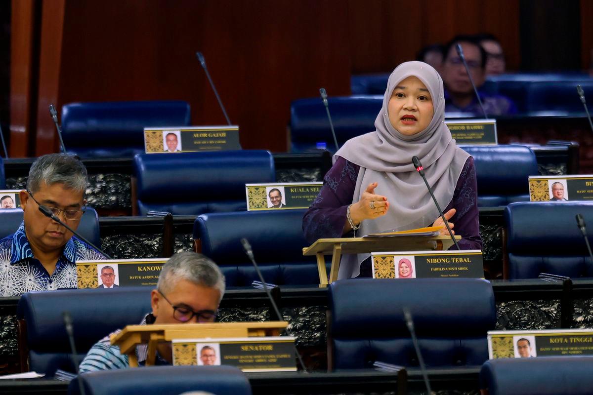 Education Minister Fadhlina Sidek. Bernamapix