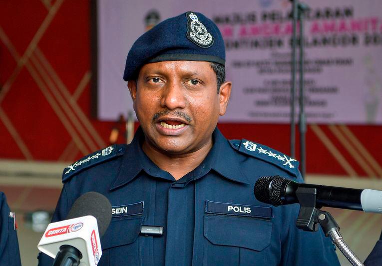 Selangor police chief Datuk Hussein Omar Khan - BERNAMApix