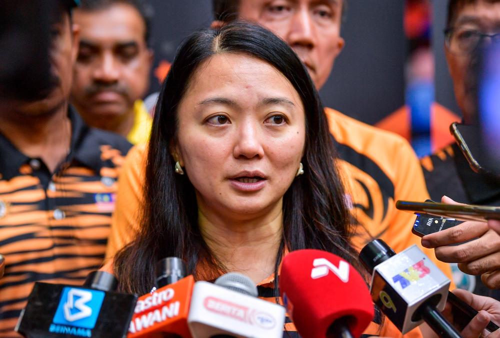 Youth and Sports Minister Hannah Yeoh. BERNAMAPIX