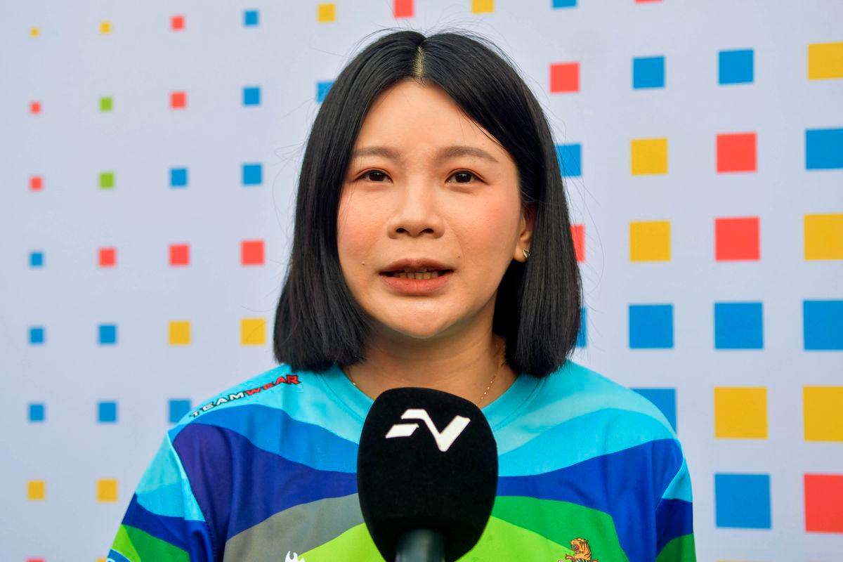 Bekas pemain beregu campuran negara, Goh Liu Ying ketika ditemui media Malaysia Kidslympic Run Kuala Lumpur 2025 di Dataran DBKL hari ini - BERNAMA