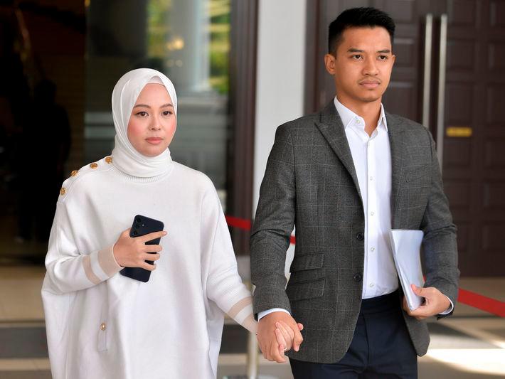 Datin Vivy Yusof, and her husband, Datuk Fadzarudin Shah Anuar - BERNAMApix