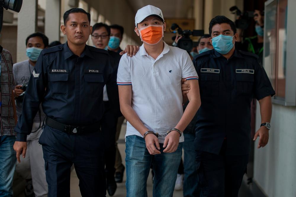 Club manager Leng Kar Loon, 38, pleaded not guilty in the magistrates’ court today to four counts including drunk driving, punching a police officer and throwing a chair. - Bernama