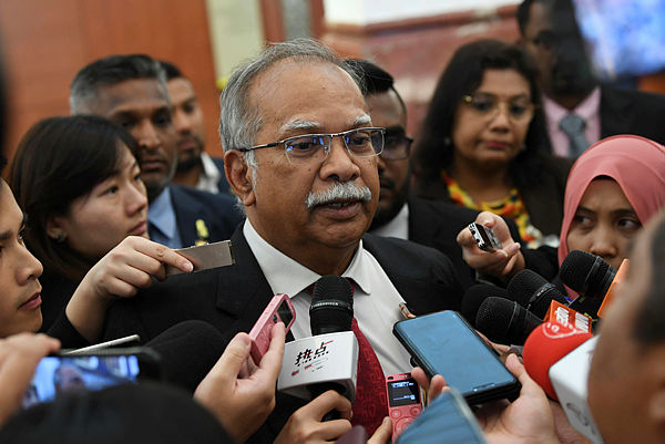 Penang Deputy Chief Minister II Dr P. Ramasamy at a press conference in Parliament today. — Bernama