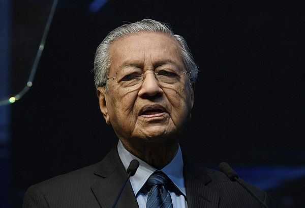 Prime Minister Dr Mahathir Mohamad — Bernama