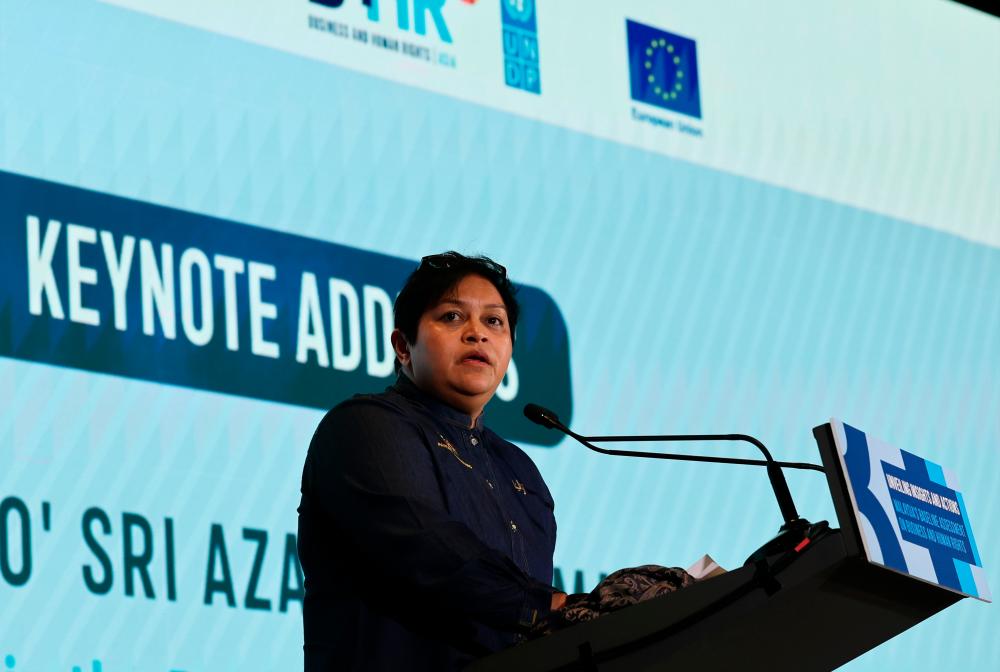 Minister in the Prime Minister’s Department (Law and Institutional Reform), Datuk Seri Azalina Othman Said. - BERNAMAPIX