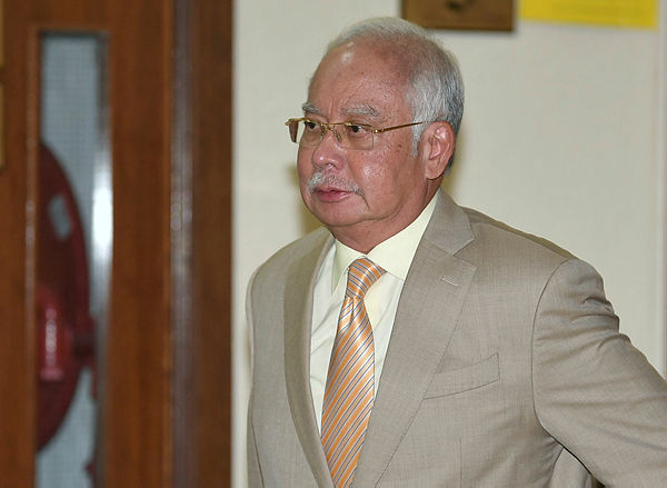 Filepix taken on June 10 shows former Prime Minister Datuk Seri Najib Abdul Razak at the Kuala Lumpur High Court. — Bernama