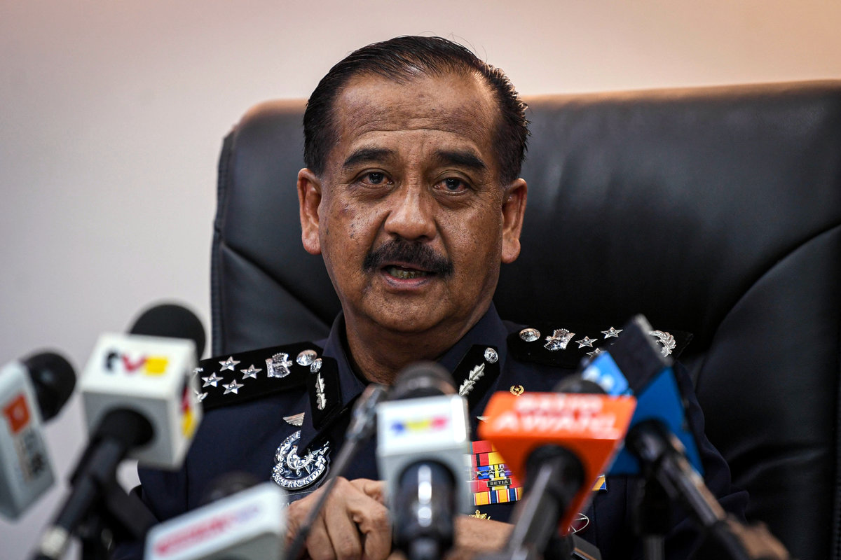Ketua Polis Negara, Tan Sri Razarudin Husain. - BERNAMApix