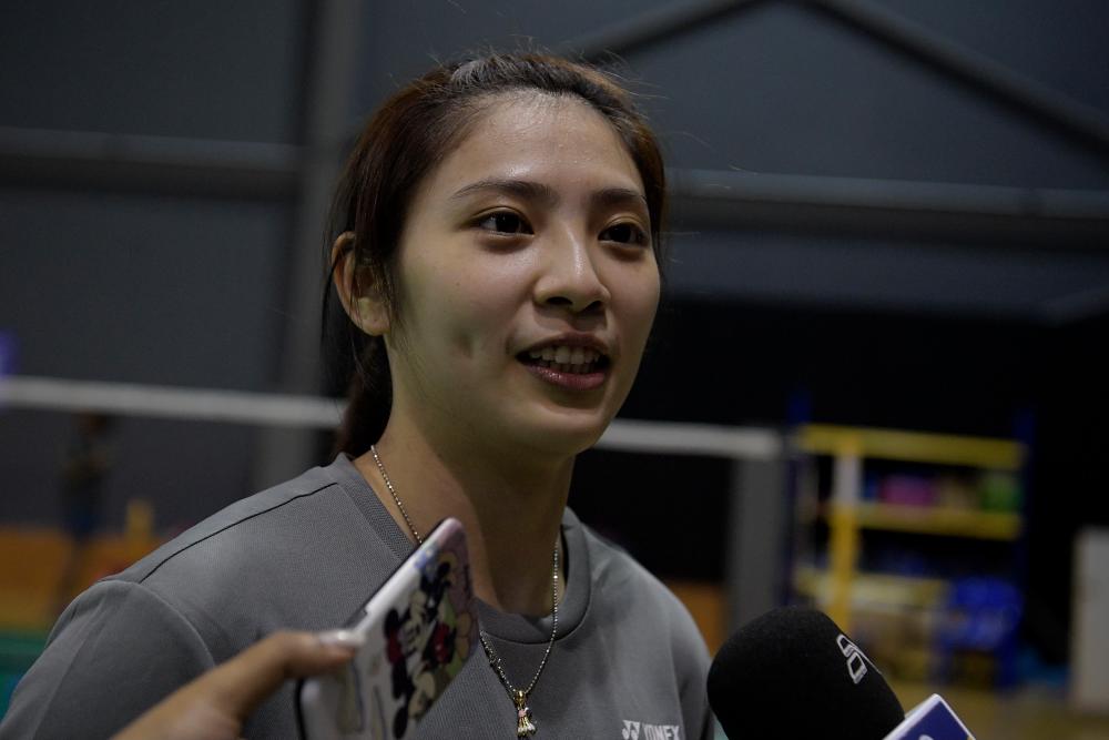 National women’s doubles player, Teoh Mei Xing. - BERNAMApix