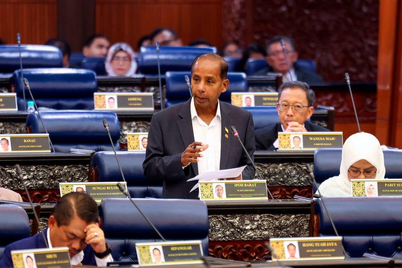 Timbalan Menteri di Jabatan Perdana Menteri (Undang-Undang dan Reformasi Institusi) M. Kulasegaran - fotoBERNAMA