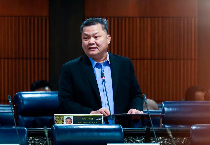Timbalan Menteri Sumber Asli dan Kelestarian Alam Datuk Seri Huang Tiong Sii - fotoBERNAMA