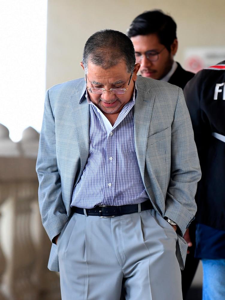 Former Felda chairman Tan Sri Mohd Isa Abdul Samad is on trial for a breach of trust and corruption case at the Kuala Lumpur High Court today. - Bernama