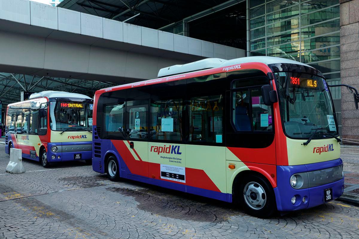 Gambar tujuan visual sahaja: Bas RapidKL - BERNAMA