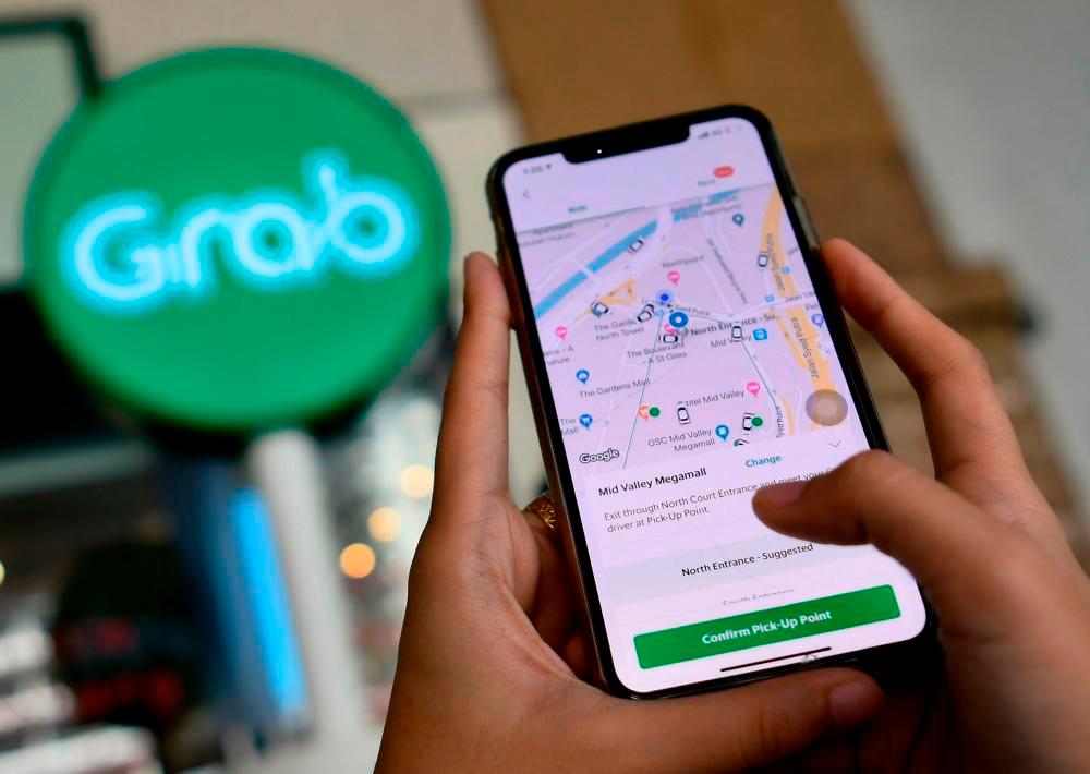 Gambar tujuan representasi sahaja: Grab - BERNAMA