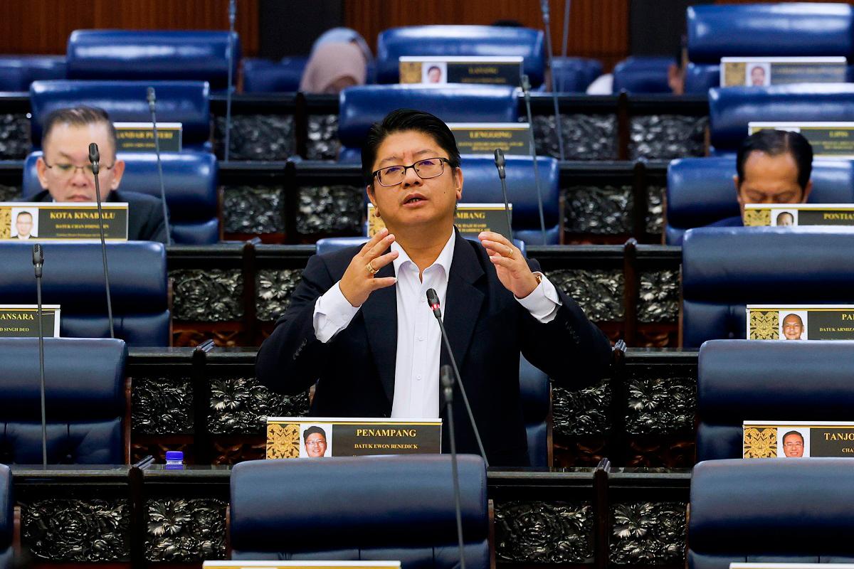 Entrepreneur and Cooperatives Development Minister Datuk Ewon Benedick. - BERNAMApix