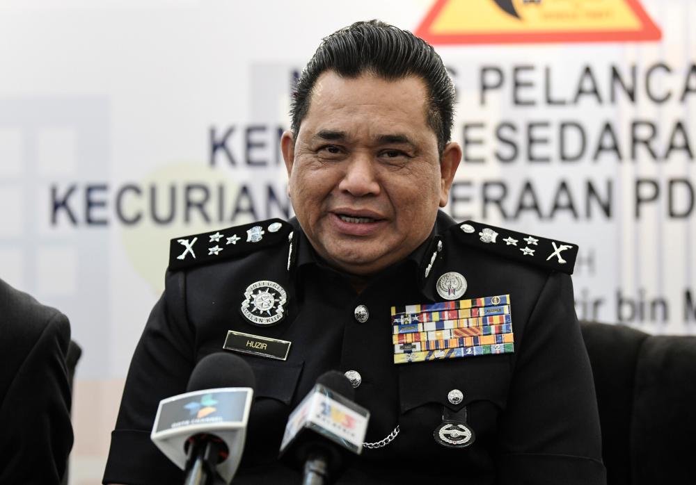 Federal police CID director Datuk Huzir Mohamed. - Bernama