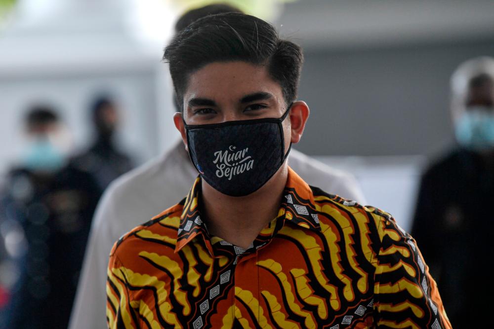KUALA LUMPUR, June 22 - Former Youth and Sports Minister Syed Saddiq Syed Abdul Rahman appeared at the Kuala Lumpur Court Complex today for the trial of a case he faced, namely four charges related to breach of trust of Angkatan Bersatu Anak Muda (Armada) funds amounting to RM1 million and money laundering. haram. BERNAMAPIX