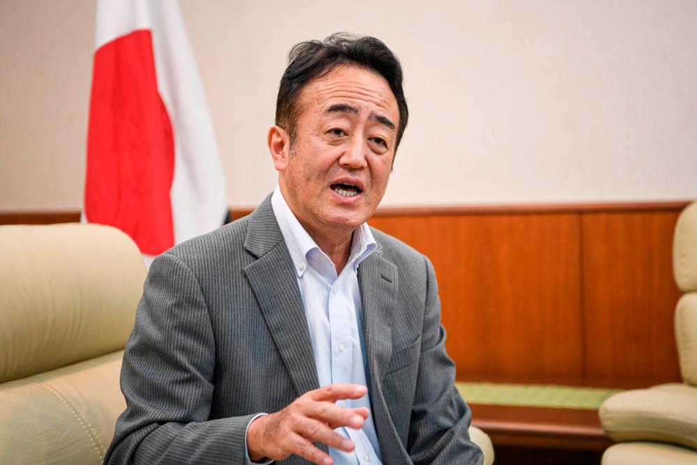 Japanese Ambassador to Malaysia, Katsuhiko Takahashi - BERNAMAPIX