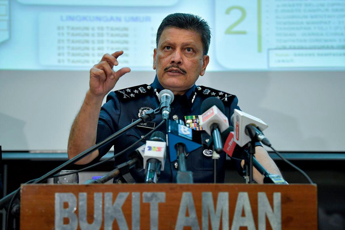 Bukit Aman Internal Security and Public Order Department director Datuk Seri Azmi Abu Kassim - BERNAMApix