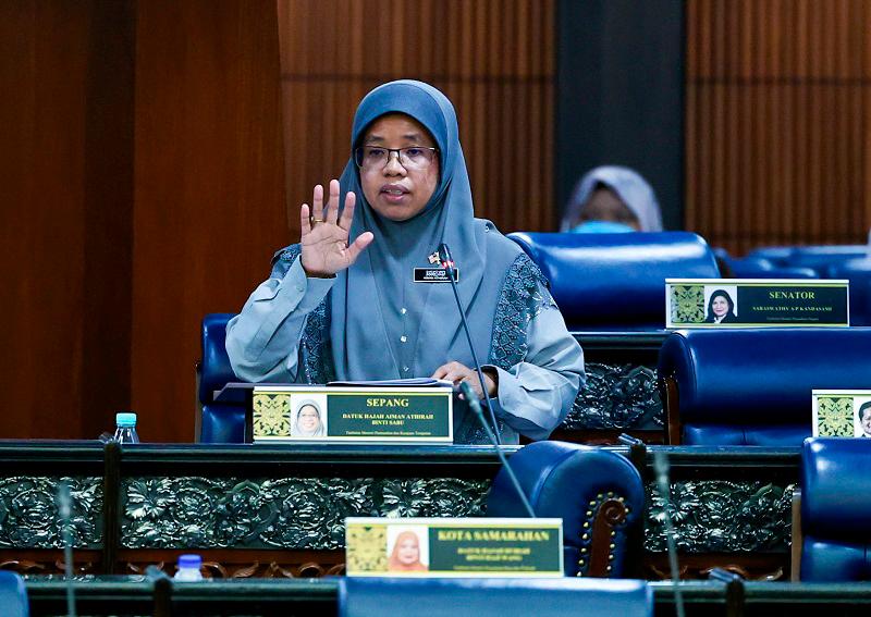 Deputy Housing and Local Government Minister, Datuk Aiman Athirah Sabu. - BERNAMApix