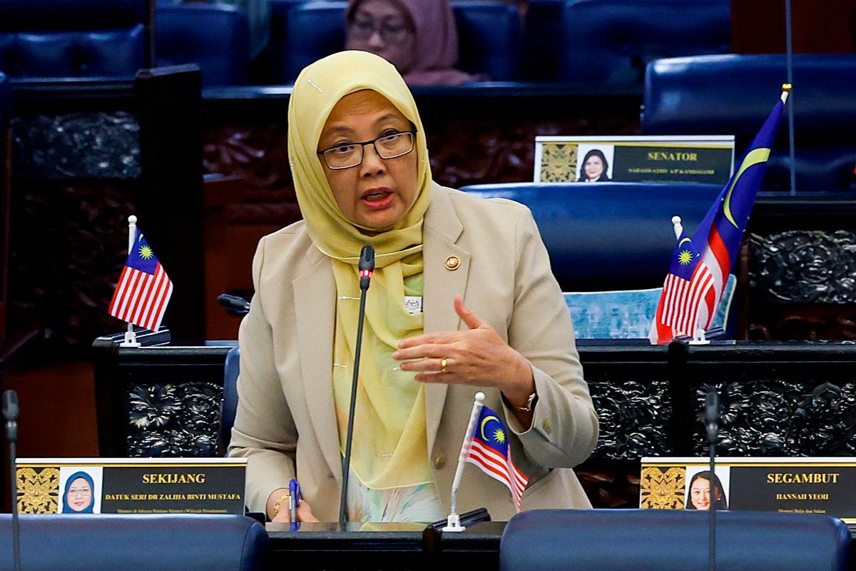 Menteri di Jabatan Perdana Menteri (Wilayah Persekutuan) Datuk Seri Dr Zaliha Mustafa. FotoBernama