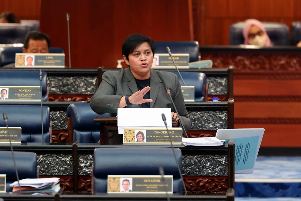 Minister in the Prime Minister’s Department (Law and Institutional Reform), Datuk Seri Azalina Othman Said. BERNAMAPIX