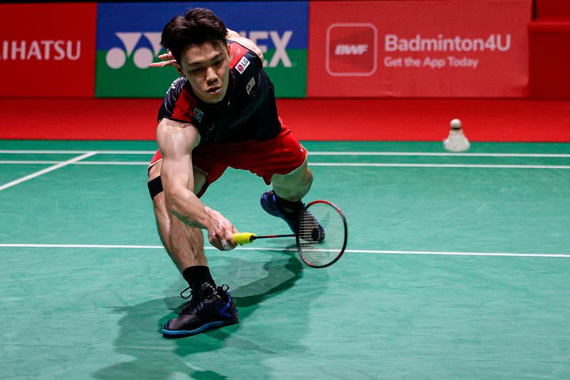 National men’s singles shuttler, Lee Zii Jia. - BERNAMApix