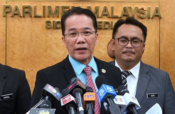 Filepix of Minister in the Prime Minister’s Department Datuk Liew Vui Keong at Parliament on Dec 2. — Bernama