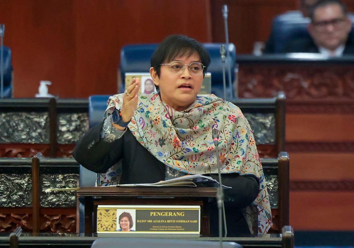 Menteri di Jabatan Perdana Menteri (Undang‑Undang &amp; Reformasi Institusi) Datuk Seri Azalina Othman Said - fotoBERNAMA