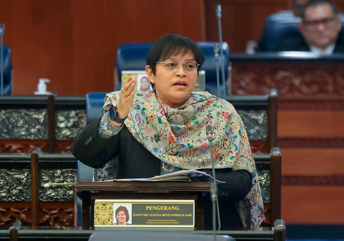 Minister in the Prime Minister’s Department (Law and Institutional Reform) Datuk Seri Azalina Othman Said. - BERNAMA
