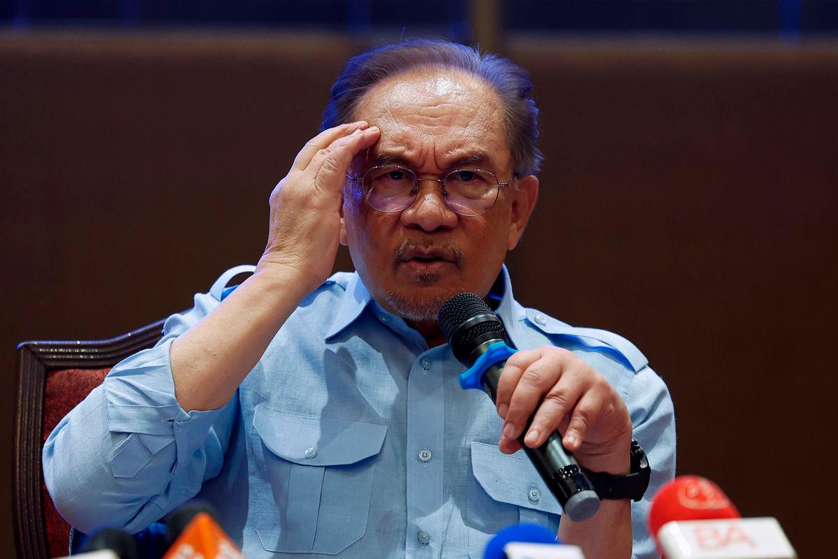FILEfoto: Perdana Menteri Datuk Seri Anwar Ibrahim.fotoBERNAMA