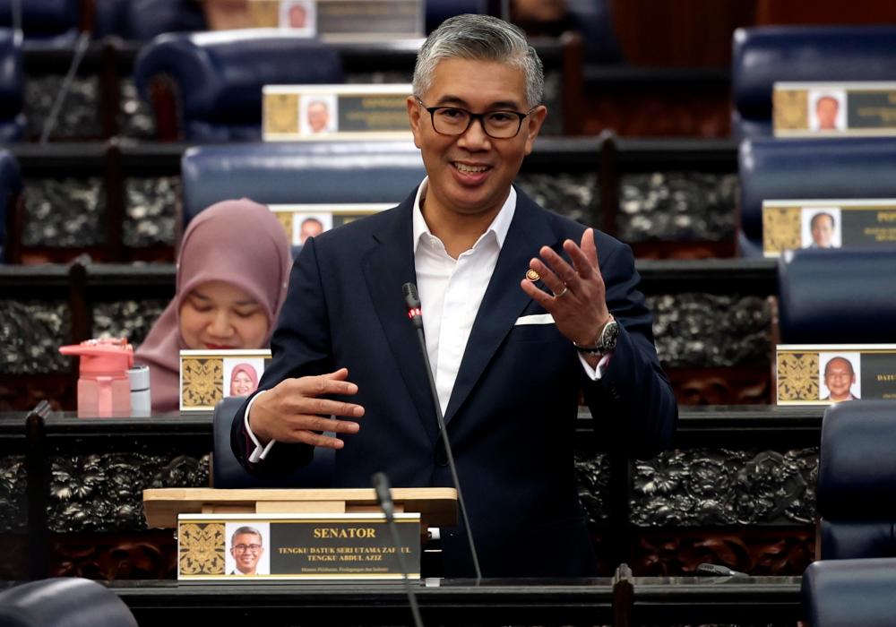 Investment, Trade and Industry Minister Tengku Datuk Seri Zafrul Abdul Aziz. BERNAMAPIX